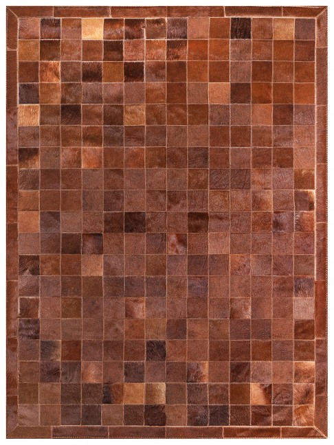 Tapete Couro Marrom com Borda (10x10)