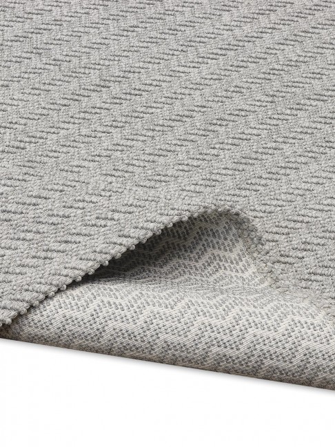 Tapete Ceuta Chevron Prata