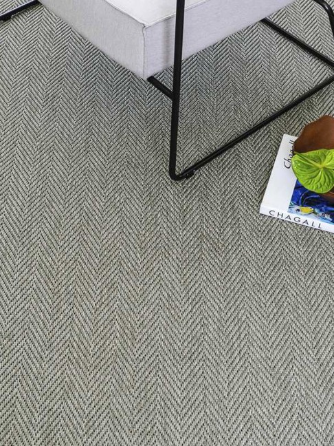 Tapete Corunha Zig Prata