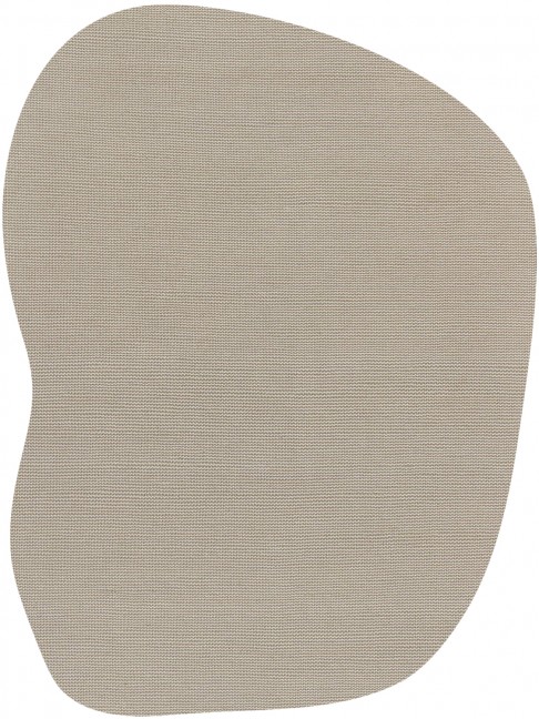 Tapete Java Santro Liso Cru e Cinza claro Orgânico 2