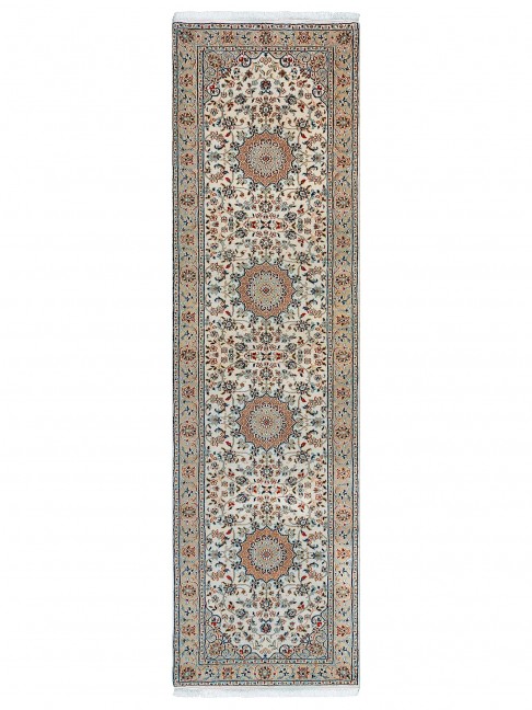 Tapete Persa Nain Cru e Bege