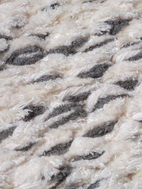 Tapete Tear TD323 Branco e Cinza