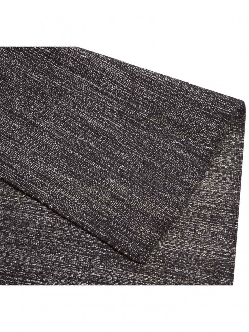 Tapete Kilim Viscose Preto