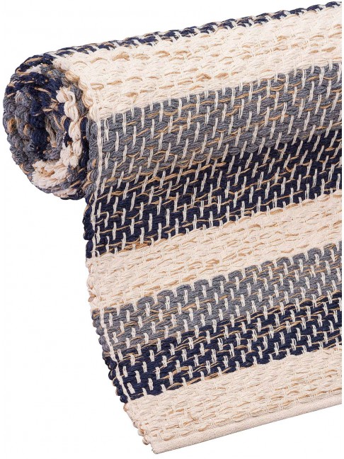 Tapete Tear Plus Listras Marinho