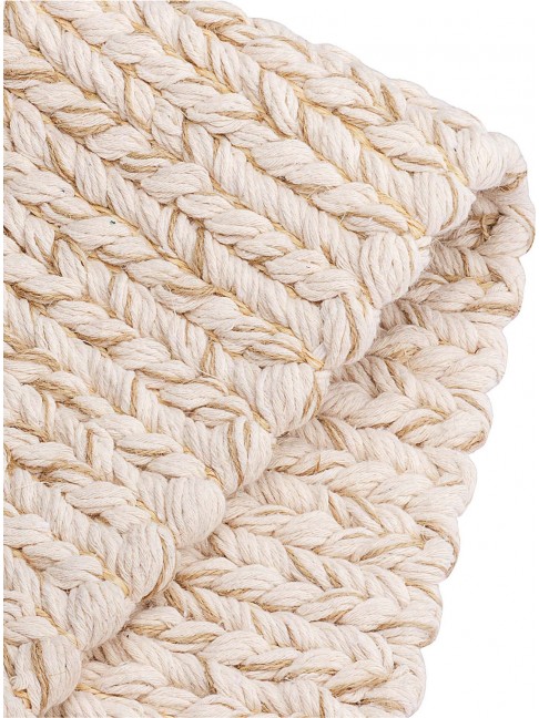 Tapete Tear Balaio Cru e Bege 