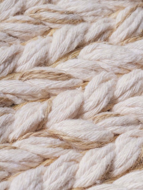 Tapete Tear Balaio Cru e Bege 