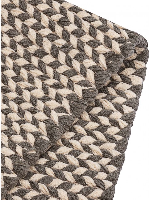 Tapete Tear Balaio Chumbo e Cru 