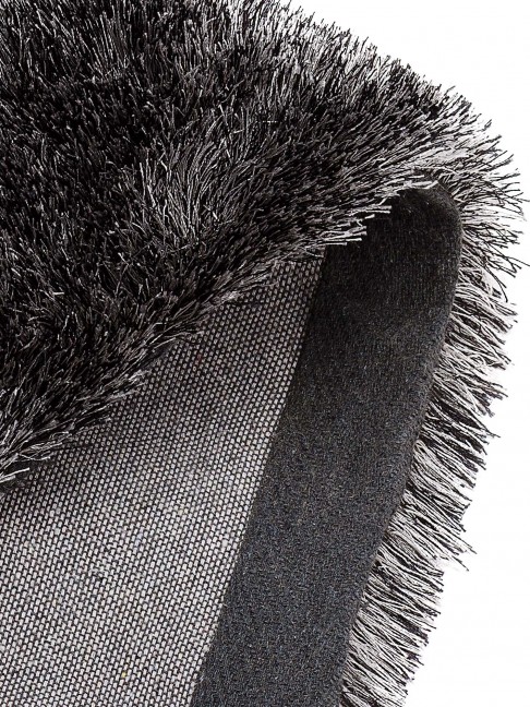 Tapete Shaggy Firenzi Mix Preto