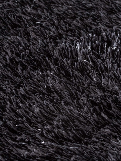 Tapete Shaggy Firenzi Mix Preto