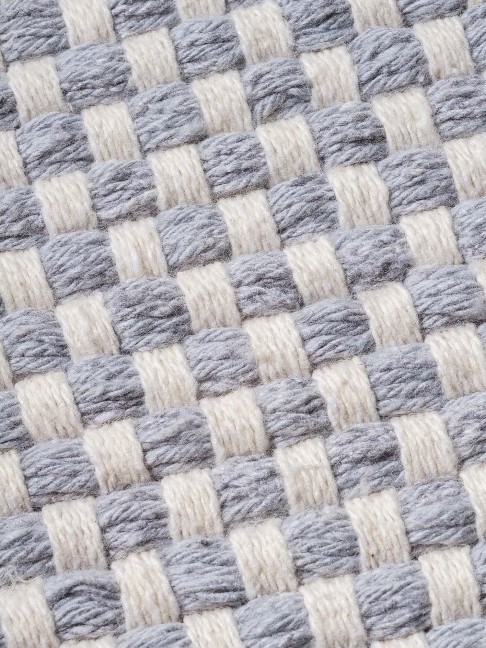 Tapete Tear Cubes Azul Acinzentado