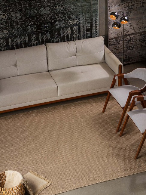 Tapete Sisal Wave Granizo 