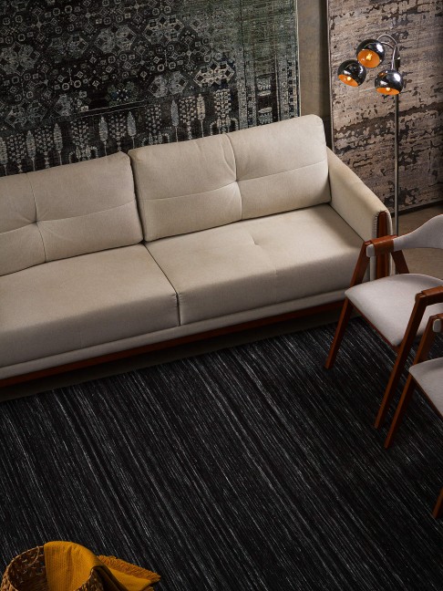 Tapete Kilim Cosmos Grafite