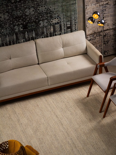 Tapete Kilim Diamond Prata