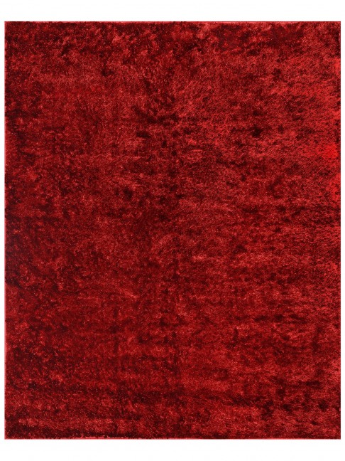 Tapete Shaggy Kasai Vermelho