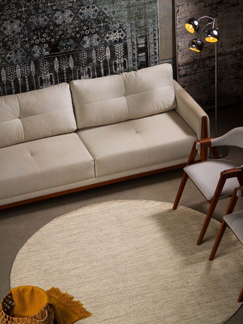 Tapete Dot Mix Prata