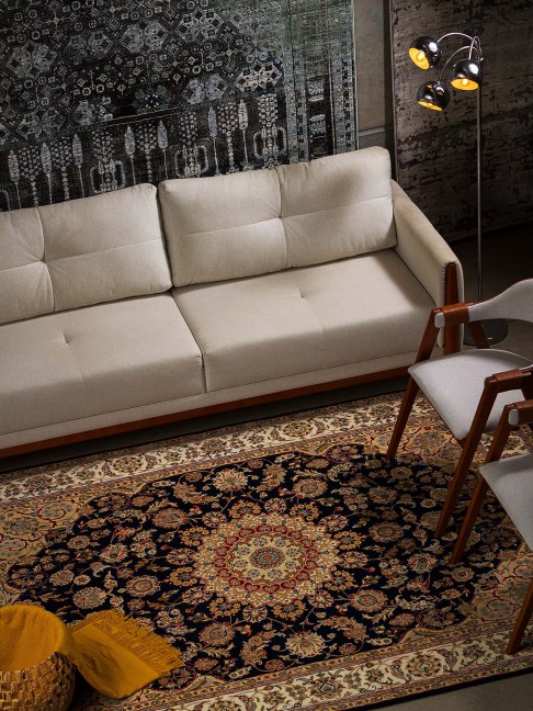 Tapete Persa Nain Azul