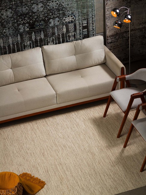 Tapete Dot Mix Prata