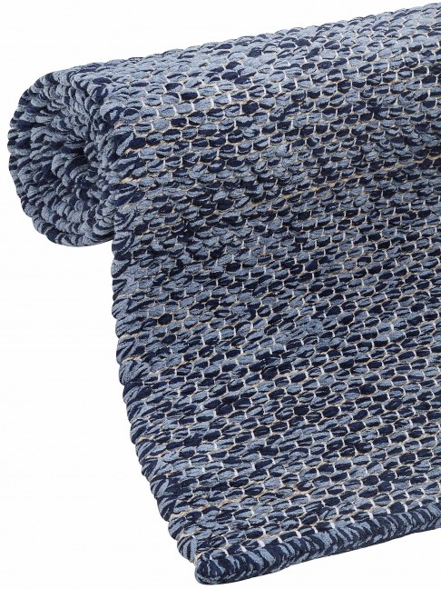 Tapete Tear Encorpado Azul Mesclado