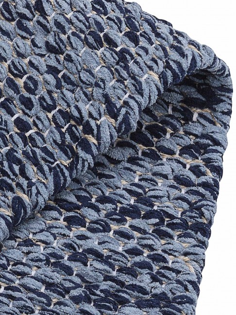 Tapete Tear Encorpado Azul Mesclado