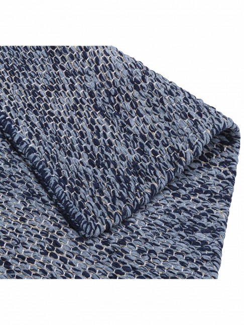 Tapete Tear Encorpado Azul Mesclado