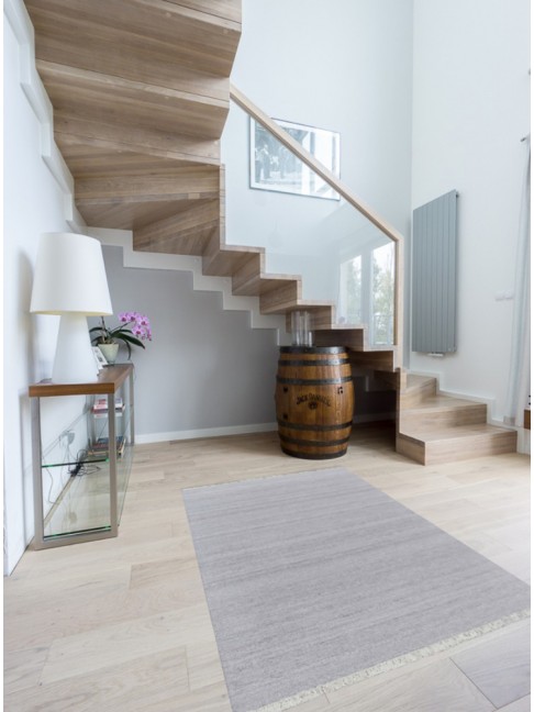 Tapete Kilim Cosmos Cinza Claro