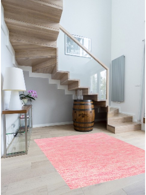 Tapete Tear Cru e Rosa