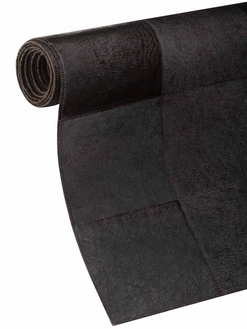 Tapete Couro Preto (20x20)