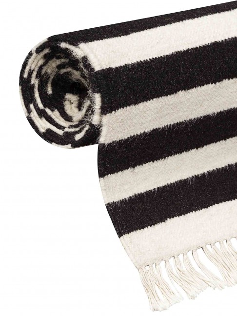 Tapete Kilim Stripes B&W