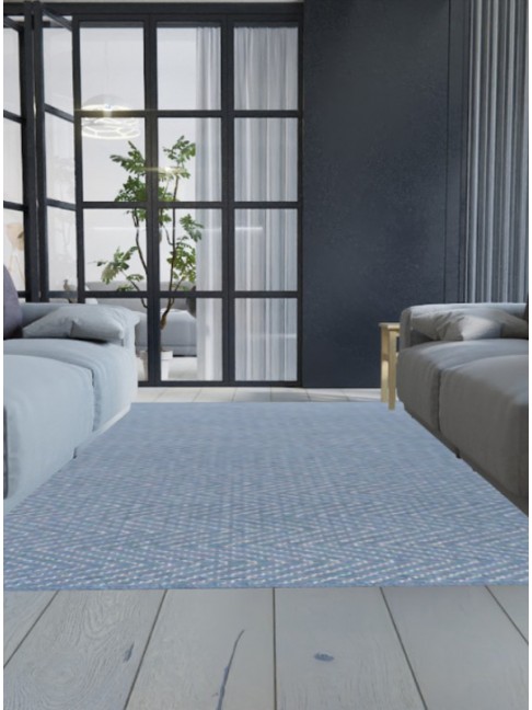 Tapete Tear Escama de Peixe Azul