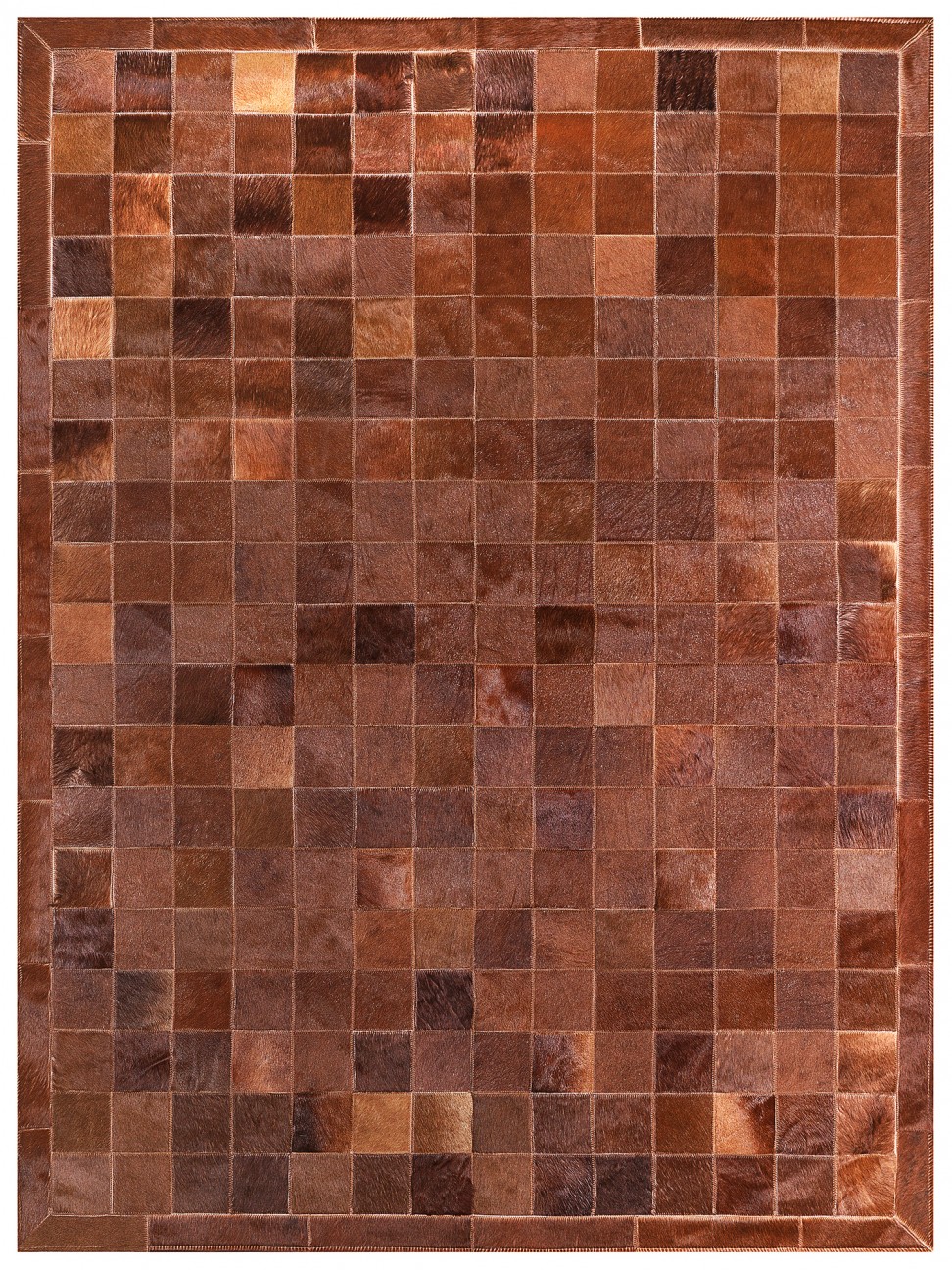 Tapete Couro Marrom com Borda (10x10)