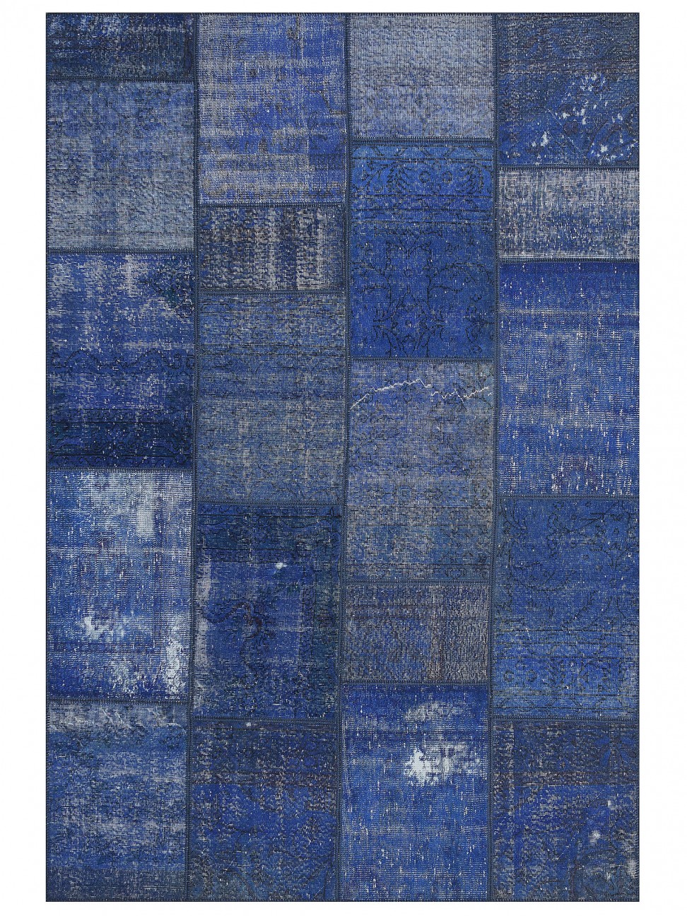 Tapete patchwork azul Clearance