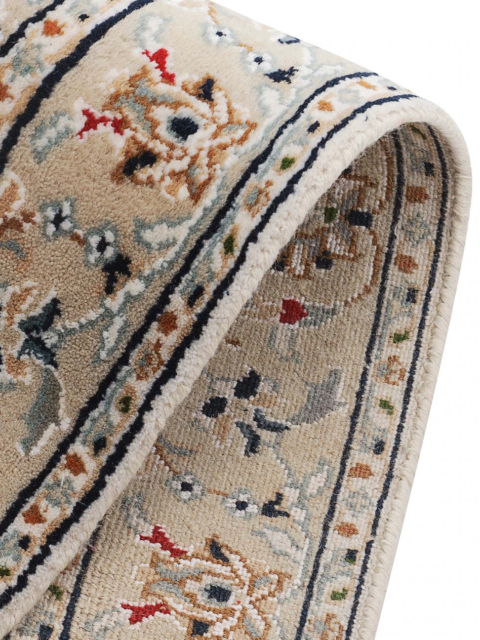 Tapete Persa Nain Cru e Bege