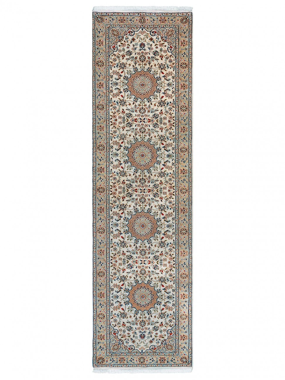 Tapete Persa Nain Cru e Bege