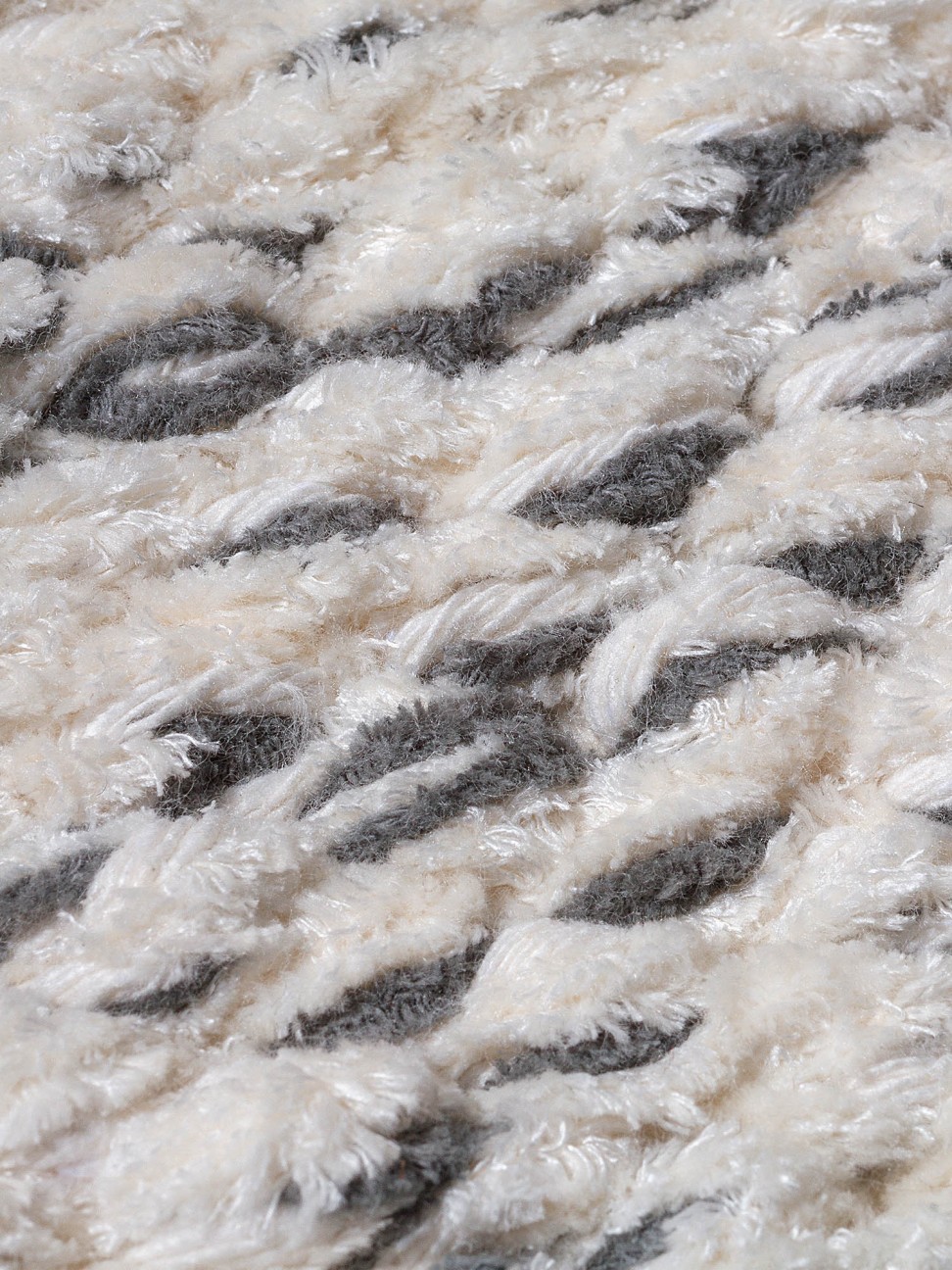 Tapete Tear TD323 Branco e Cinza