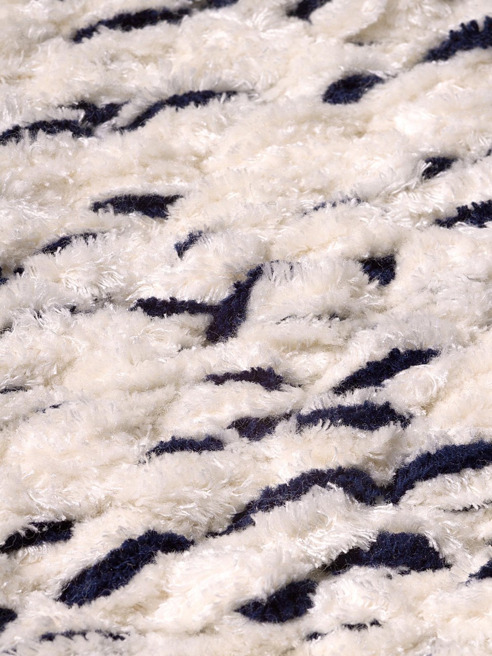 Tapete Tear TD327 Branco e Azul