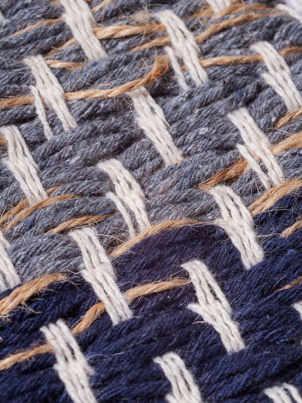 Tapete Tear Plus Listras Marinho