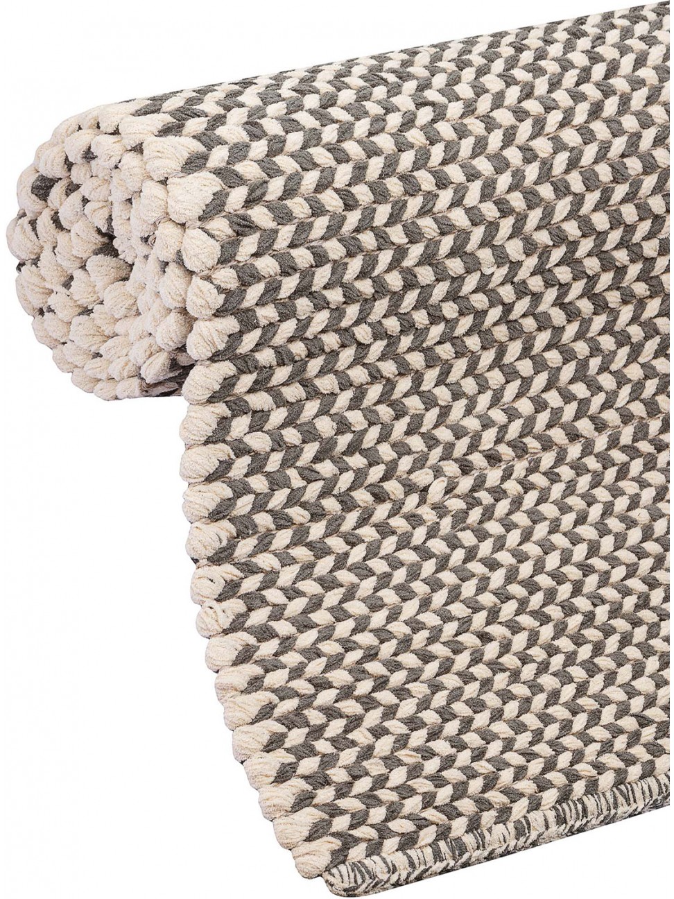 Tapete Tear Balaio Chumbo e Cru 