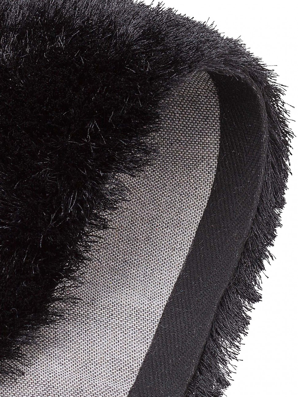 Tapete Shaggy Firenzi Preto