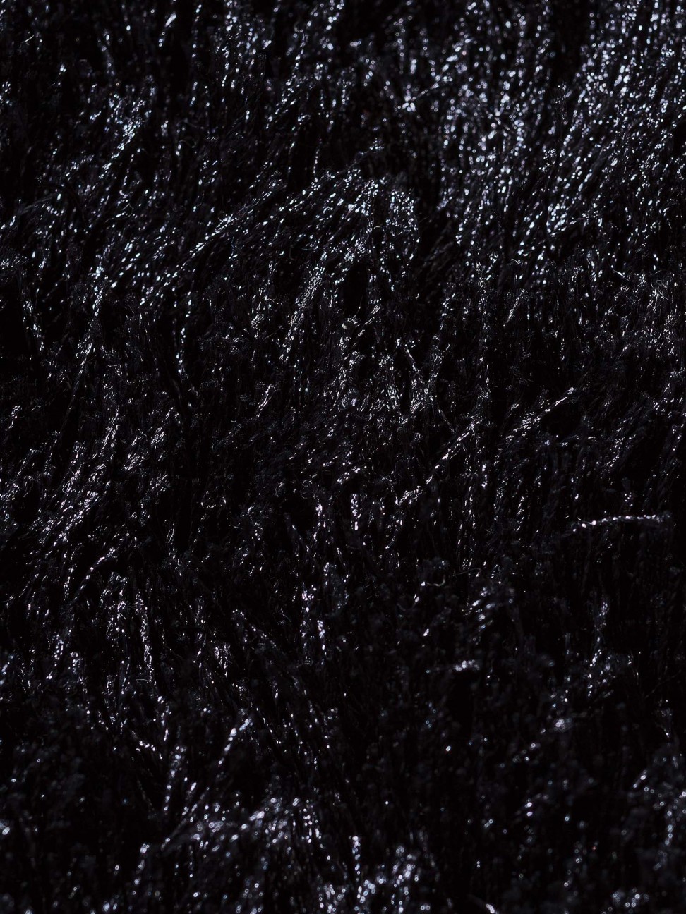 Tapete Shaggy Firenzi Preto