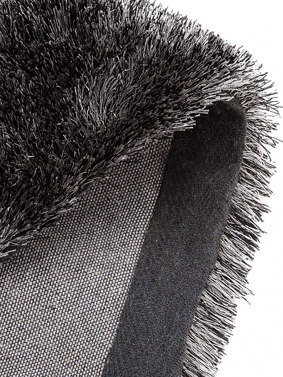 Tapete Shaggy Firenzi Mix Preto