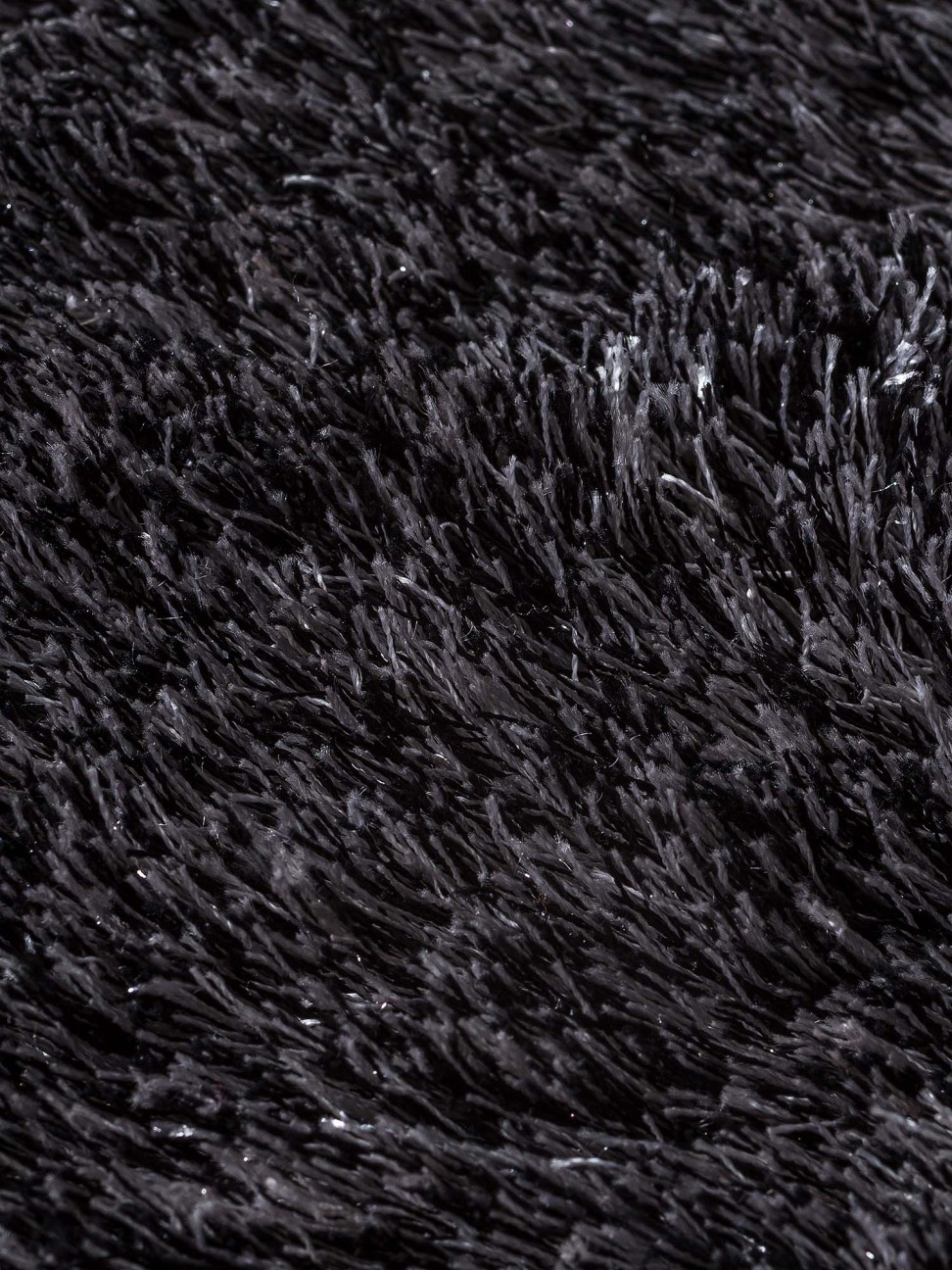 Tapete Shaggy Firenzi Mix Preto