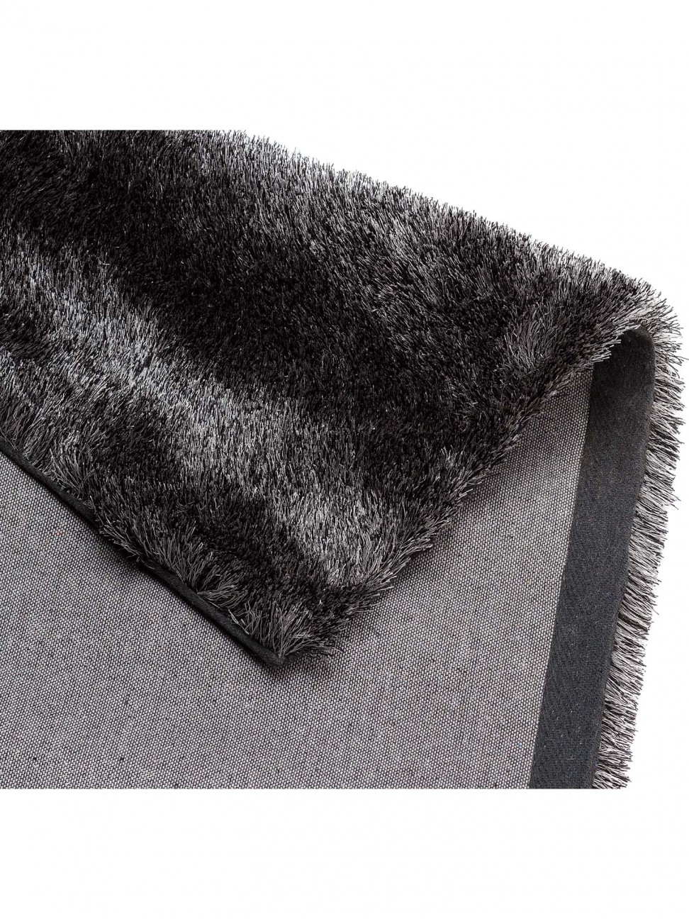Tapete Shaggy Firenzi Mix Preto