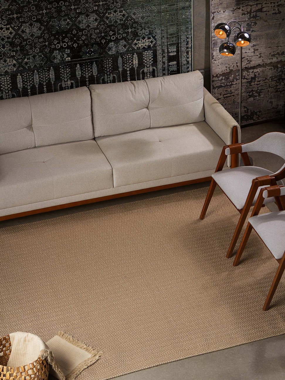 Tapete Sisal Wave Granizo 