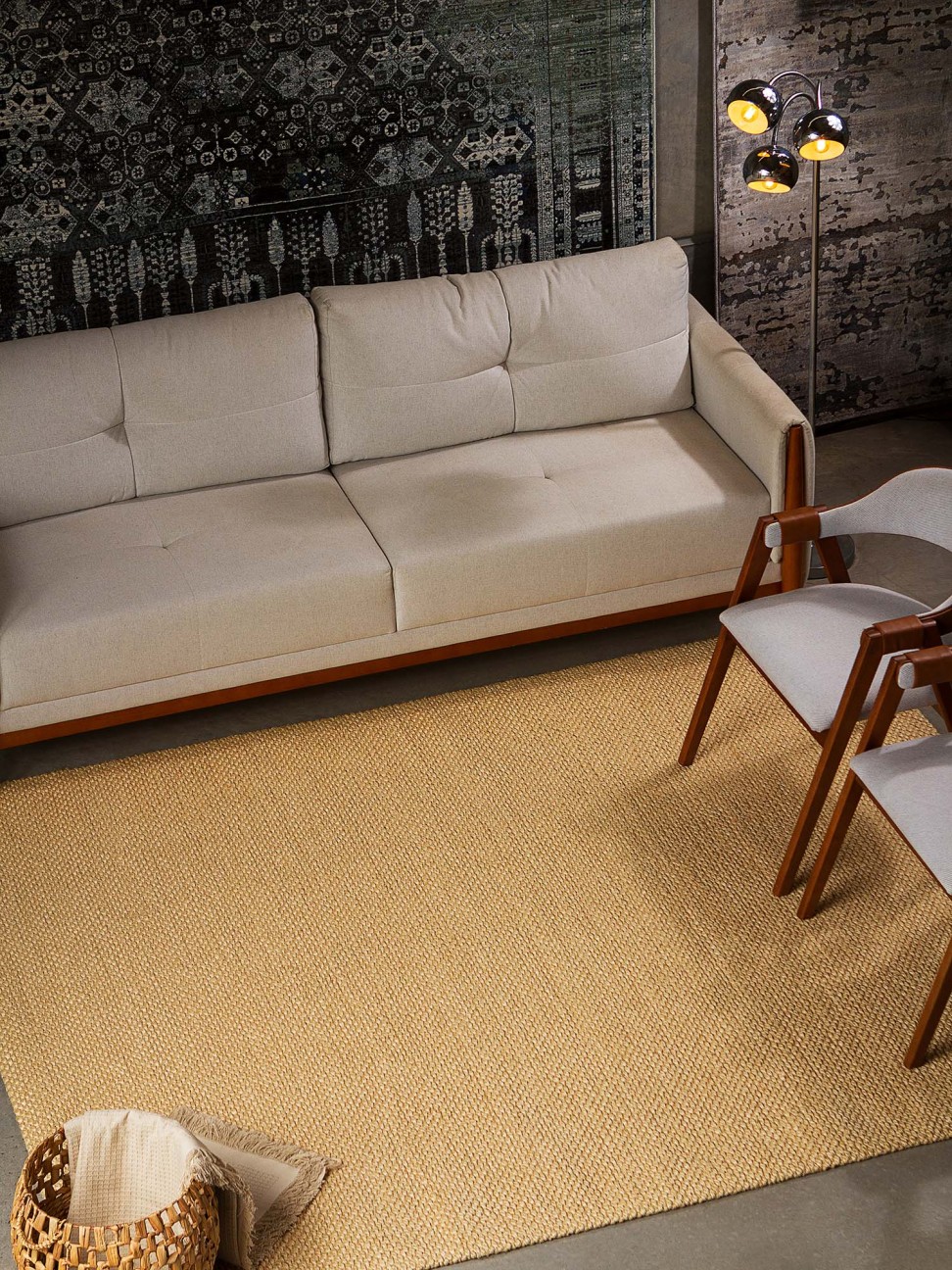 Tapete Sisal Soft Creme 