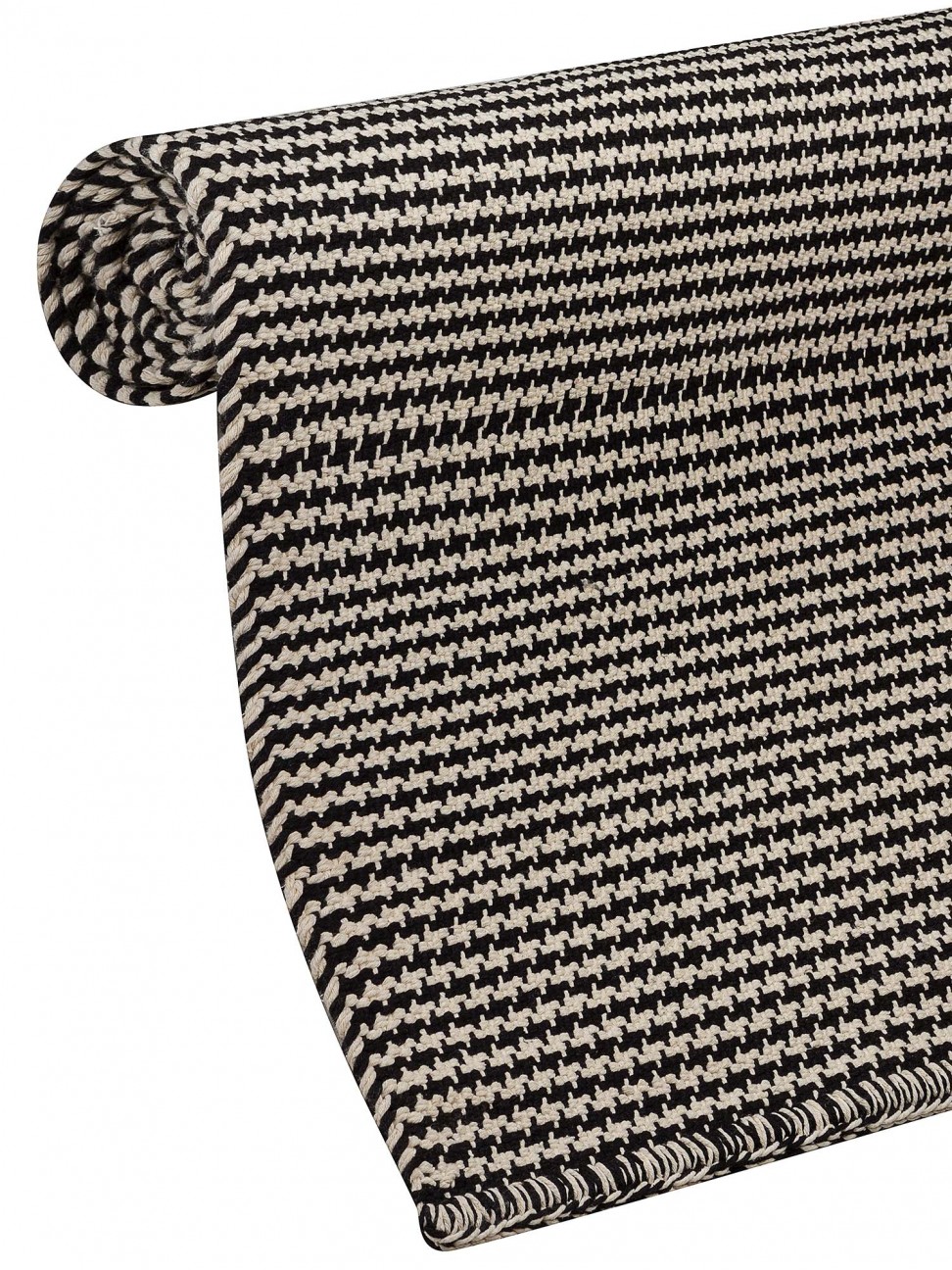 Tapete Tear TD457/B Preto e Cru