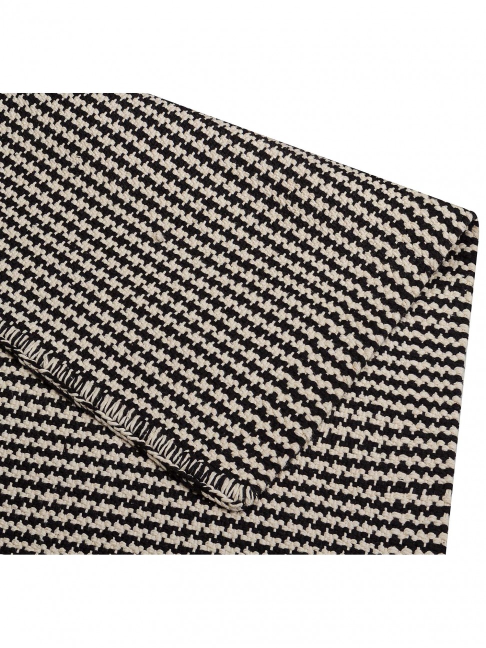 Tapete Tear TD457/B Preto e Cru