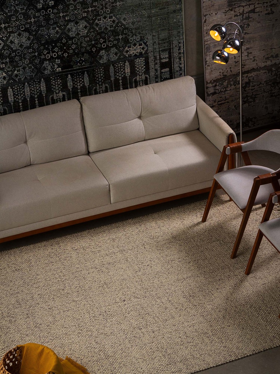 Tapete Thandra Prata