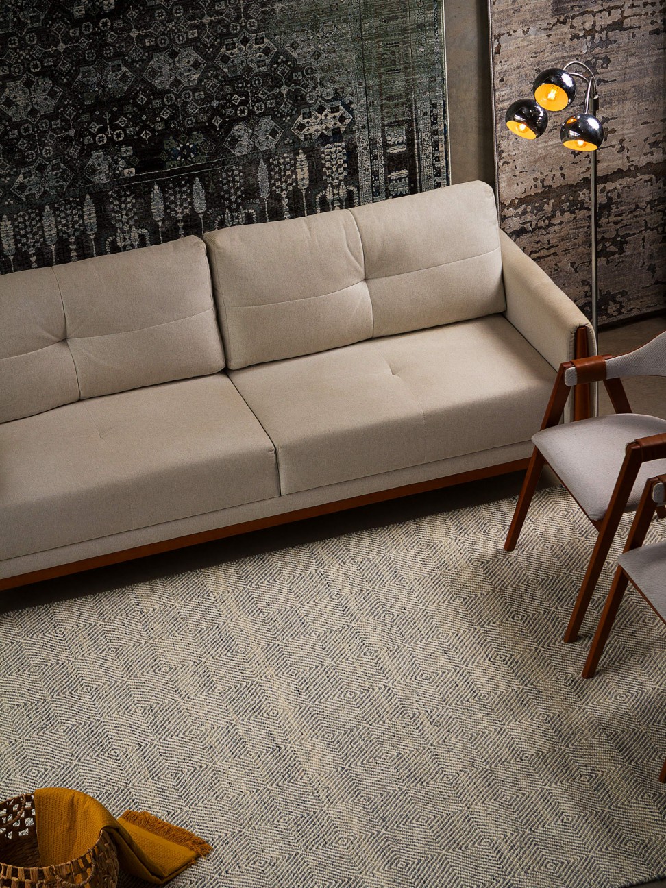 Tapete Kilim Diamond Azul