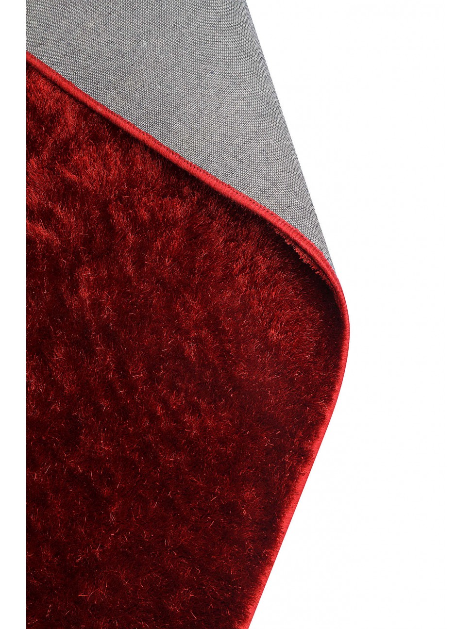 Tapete Shaggy Kasai Vermelho