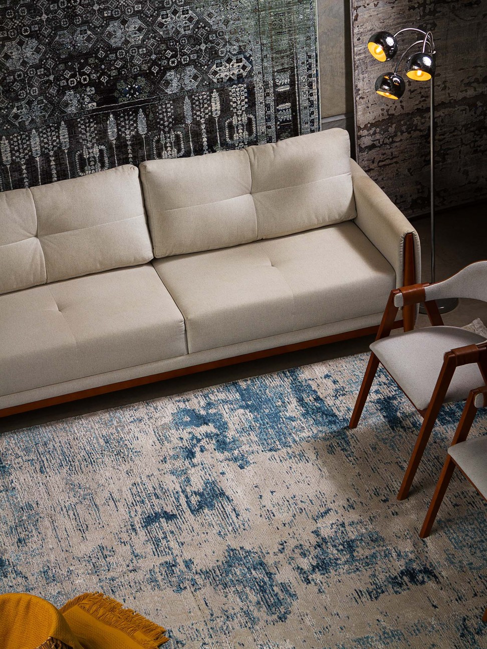 Tapete Esmirna Design 1 Azul